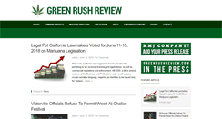 Desktop Screenshot of greenrushreview.com